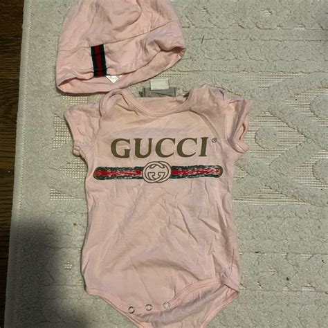 baby gucci hat grey|gucci onesie newborn.